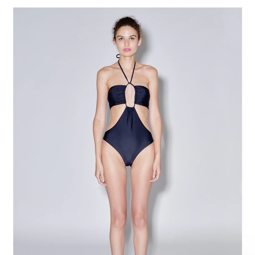 NWT Rosetta Getty One Piece Bandeau Bathing Suit